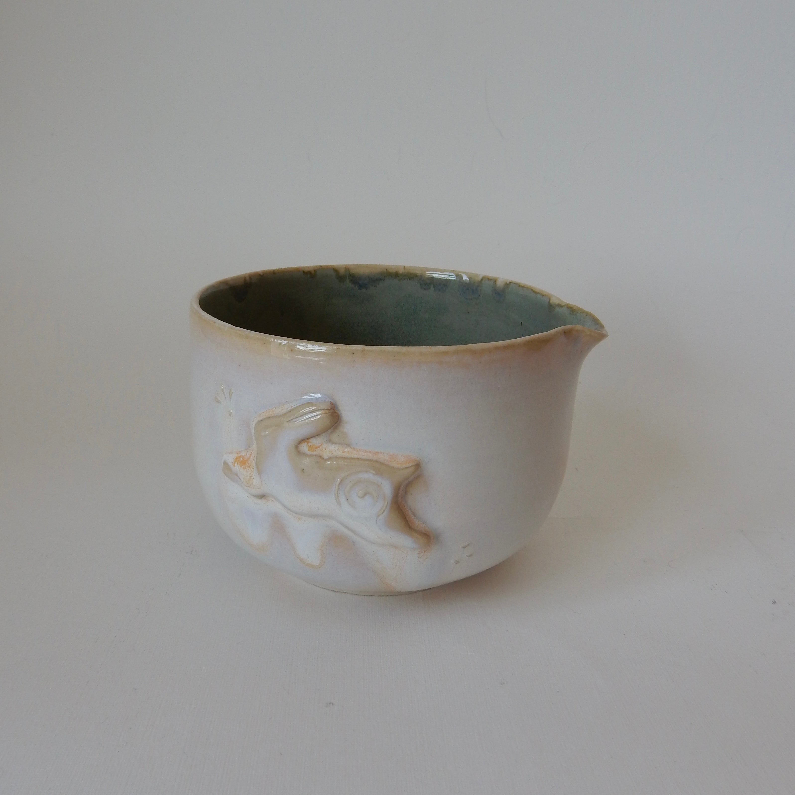 Bunny Matcha Bowl (Blue)