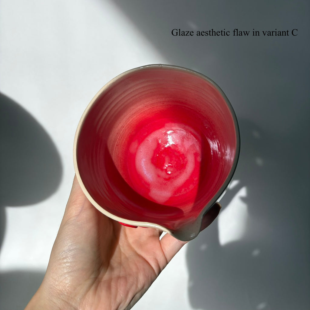 Lucky Knot Matcha Bowl - Red